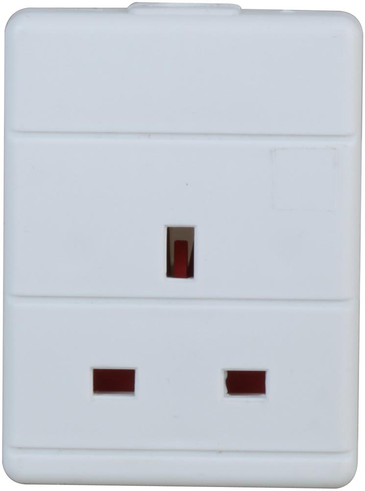 Pro Elec 0428 Socket, Trailing, 1Way, White