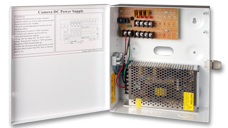 Haydon Hay-Psu412-10A 12V Multi Way Psu 4X 12V 10A