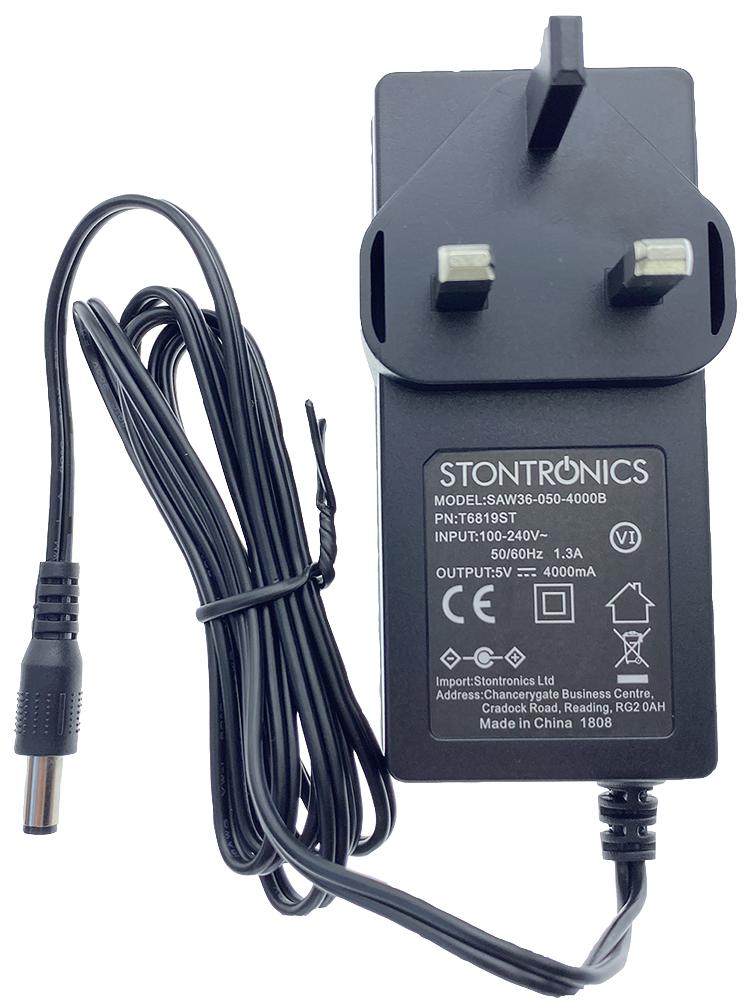 Stontronics T6819St Ac-Dc Power Supply 5V 4A 2.1mm Vi