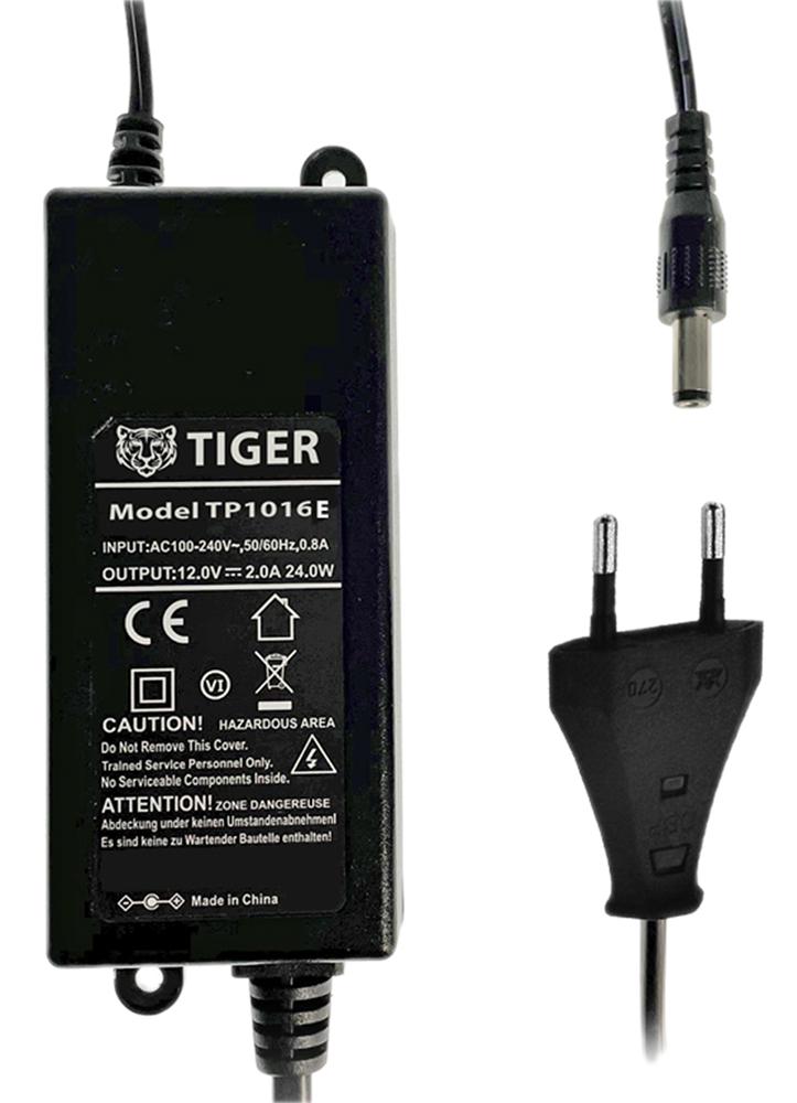 Tiger Power Supplies Tp1016-E Power Supply, Ac-Dc, 1O/p, 2A, 12V