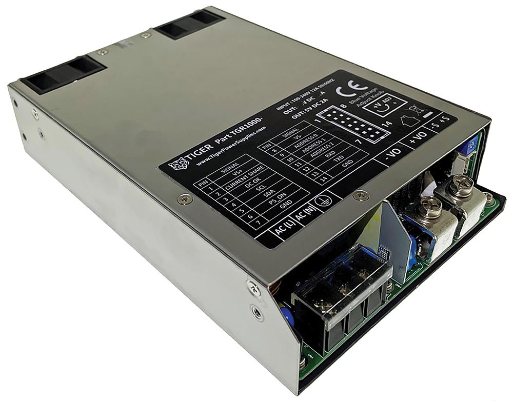 Tiger Power Supplies Tgr1000-15 Power Supply, Ac-Dc, 15V, 64A