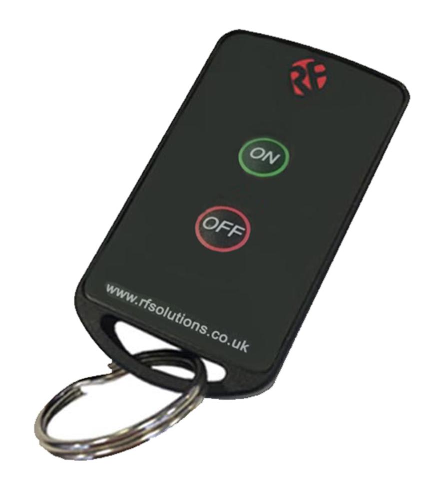 RF Solutions Fobber-8Tl1 Keyfob Transmitter, 868Mhz, On-Off