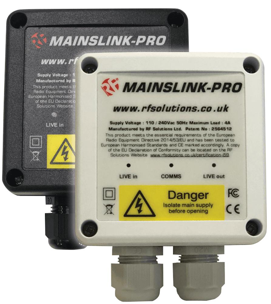 RF Solutions Mainslink-Pro Wireless Mains Link, Bi-Direction, Ip65