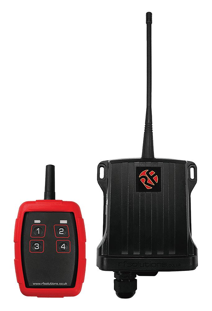 RF Solutions Radiotrap-4S4 Remote Ctrl System, Rx/tx, 4 Ch, 433Mhz