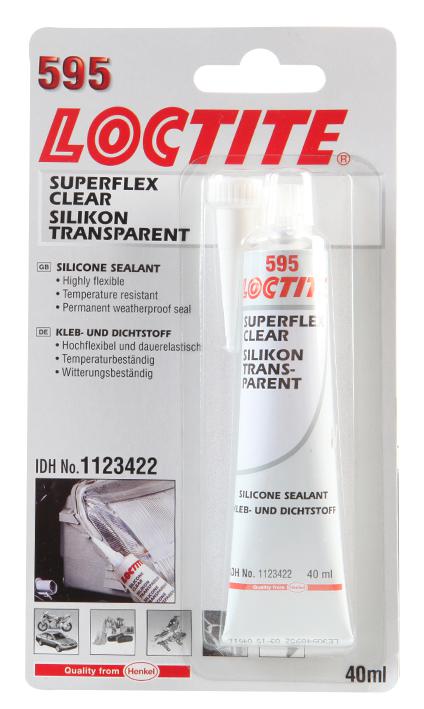 Loctite 595, 100Ml Loctite 595, Silicone Clear, Tube 100Ml