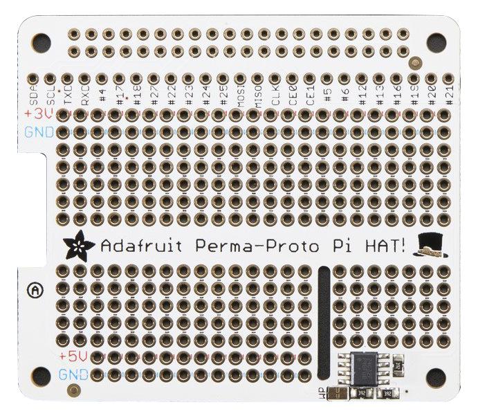 Adafruit 2314 Rpi, Perma Prototype Hat, C/w Eeprom