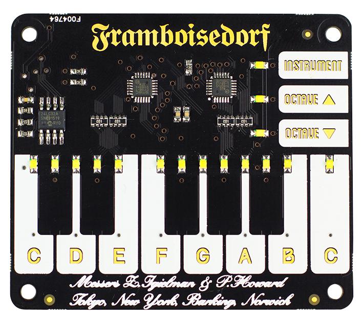 Pimoroni Pim095 Piano Hat, For Raspberry Pi