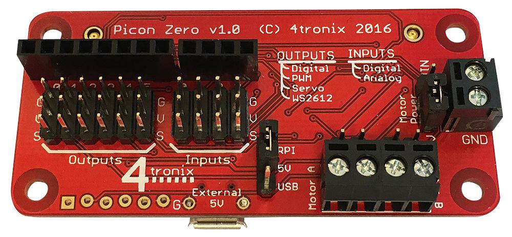 4Tronix Piconz Picon Zero, Robotics Controller