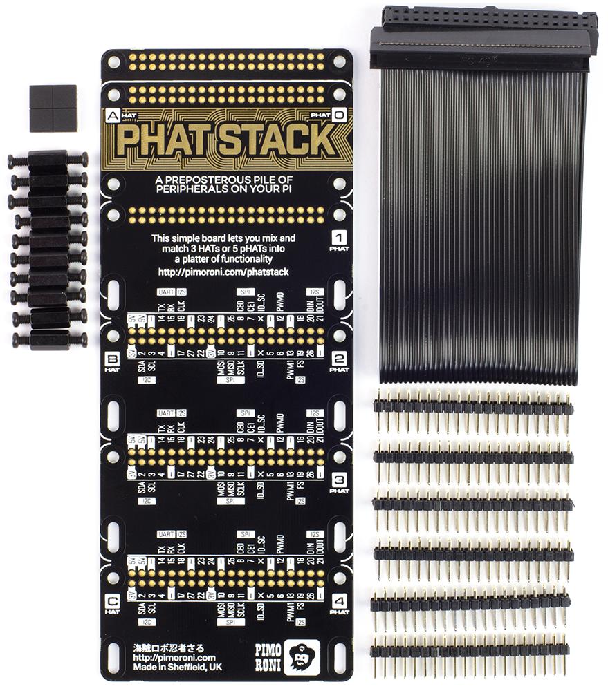 Pimoroni Pim321 Phat Stack, Solder Kit