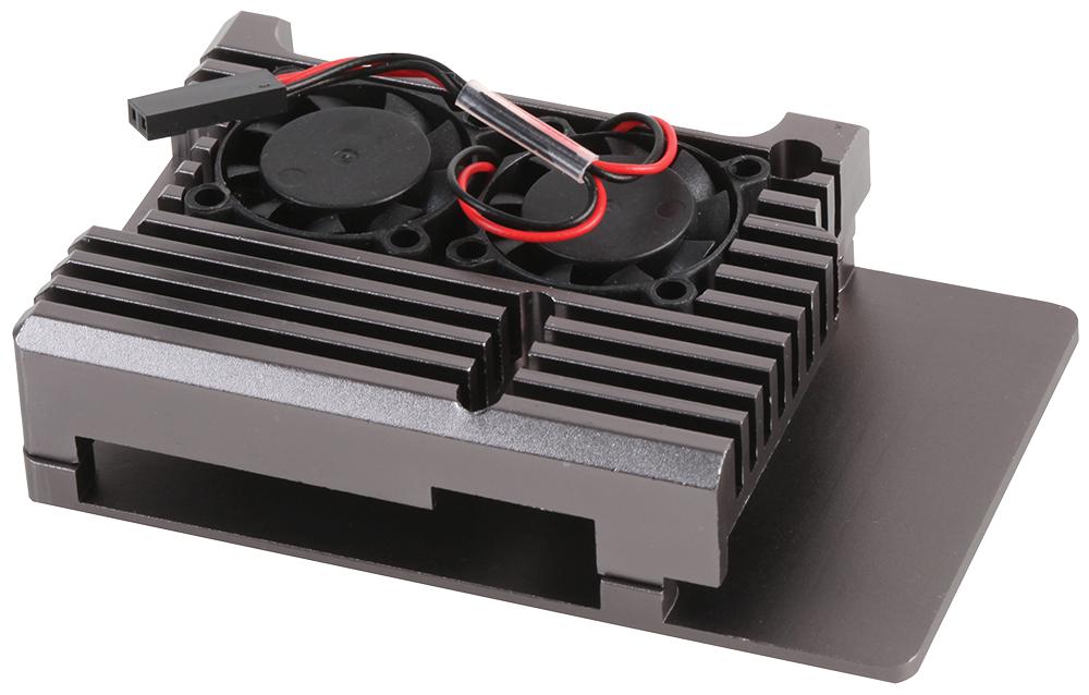 Cyntech Lt-4B02-F4 Active Heatsink Case, Pi4, Gun Metal