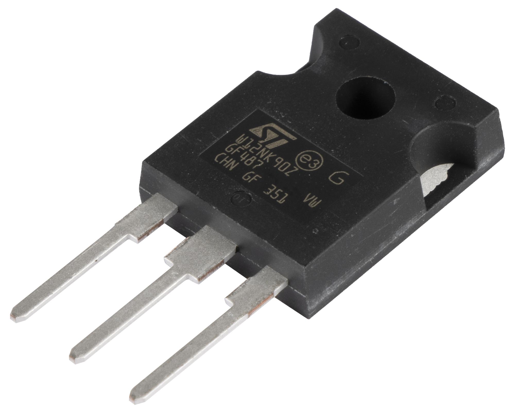 STMicroelectronics Stw12Nk90Z Mosfet, N Ch, 900V, 11A, 0.72Ohm, To-247