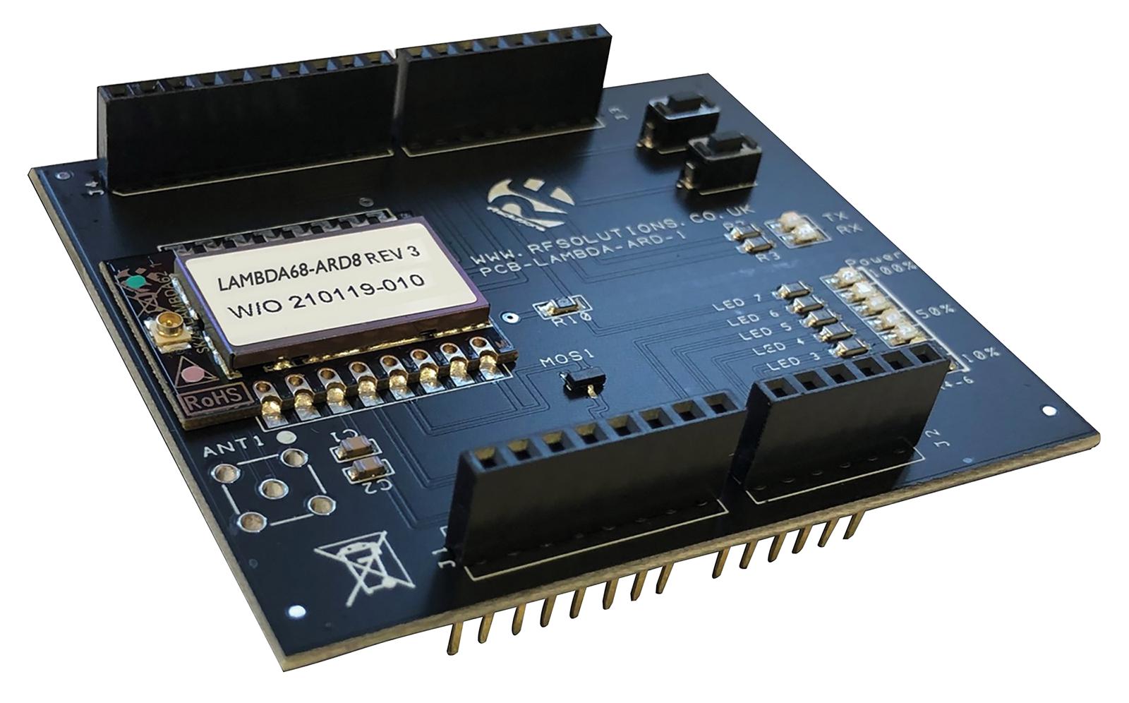 RF Solutions Lambda68-Ard8 Development Board, Rf Transceiver