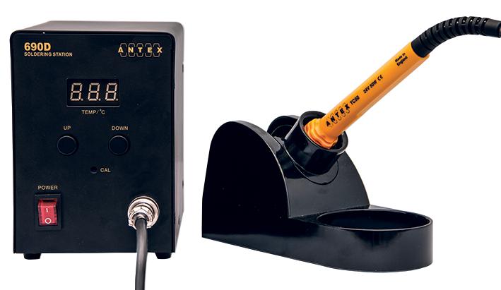 Antex 690D Soldering Station, Uk Plug, 50W, 230V