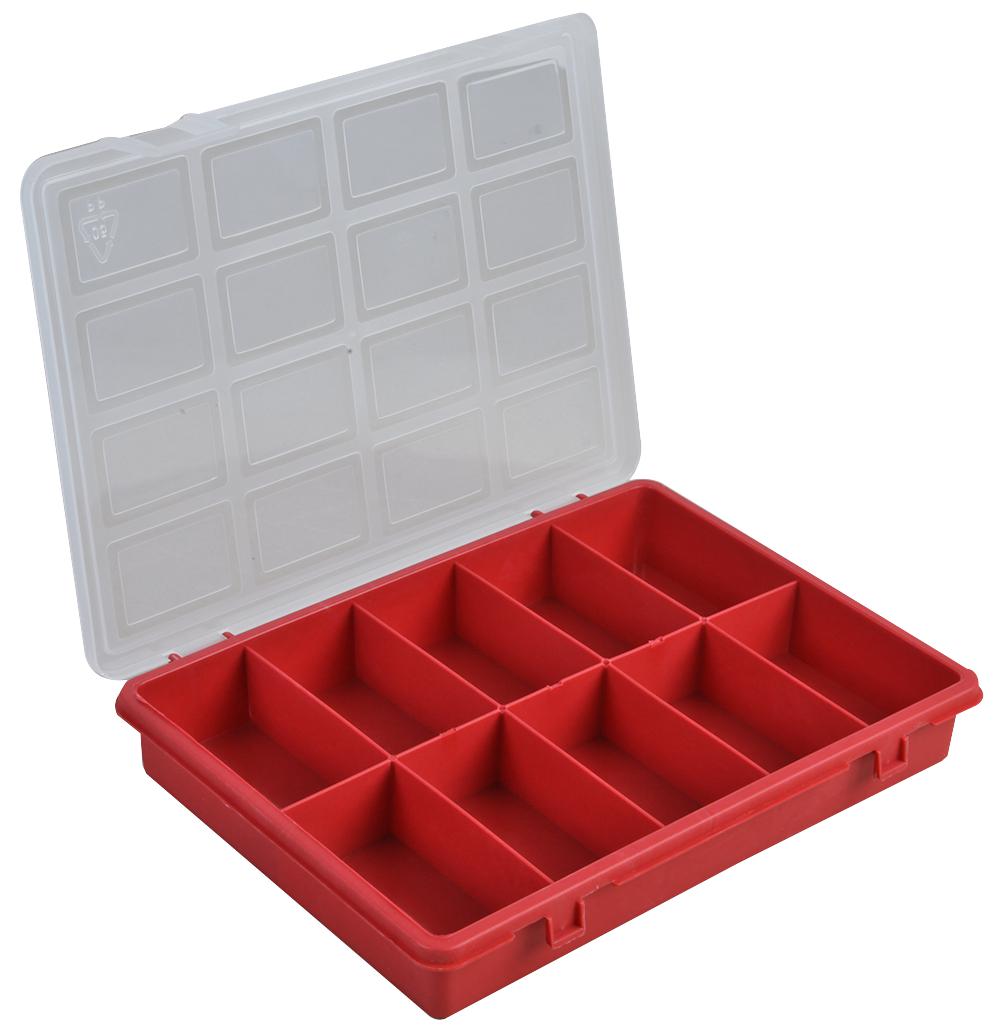 Duratool D01829 Plastic Box, Ten Grid