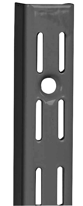 Spur Shelving Zzslu0Sb Wall Upright, Single Level , Black