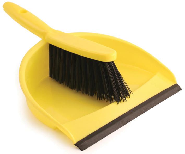 Bentley Vz.8011/y Dustpan And Brush Set, Yellow