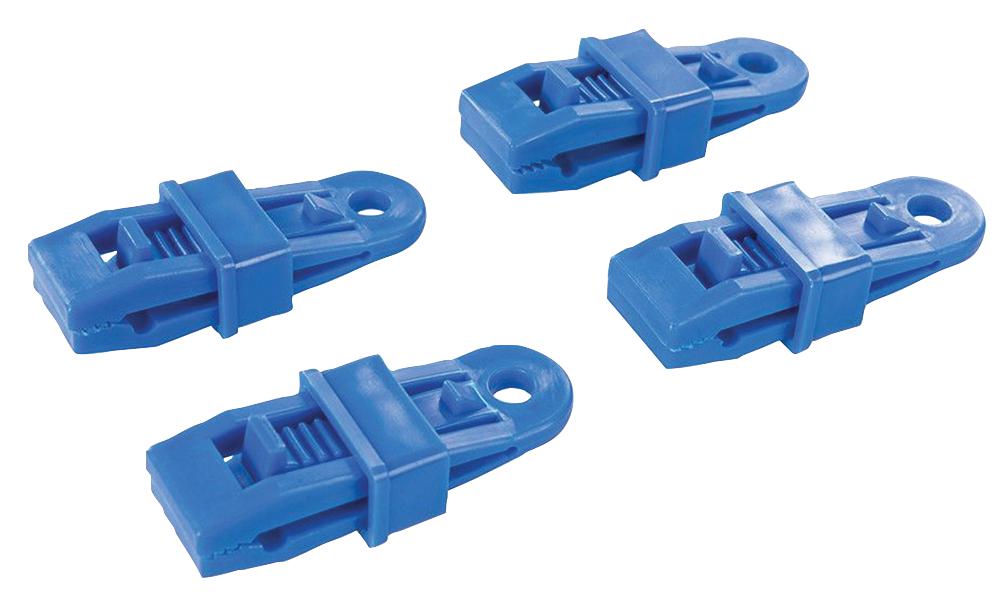 Silverline 231639 Tarpaulin Clips (4Pk)