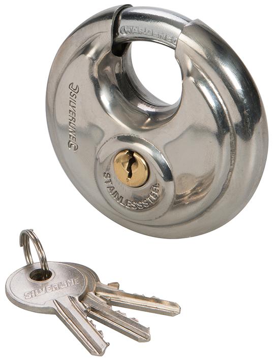 Silverline 292707 Padlock Disk 70mm