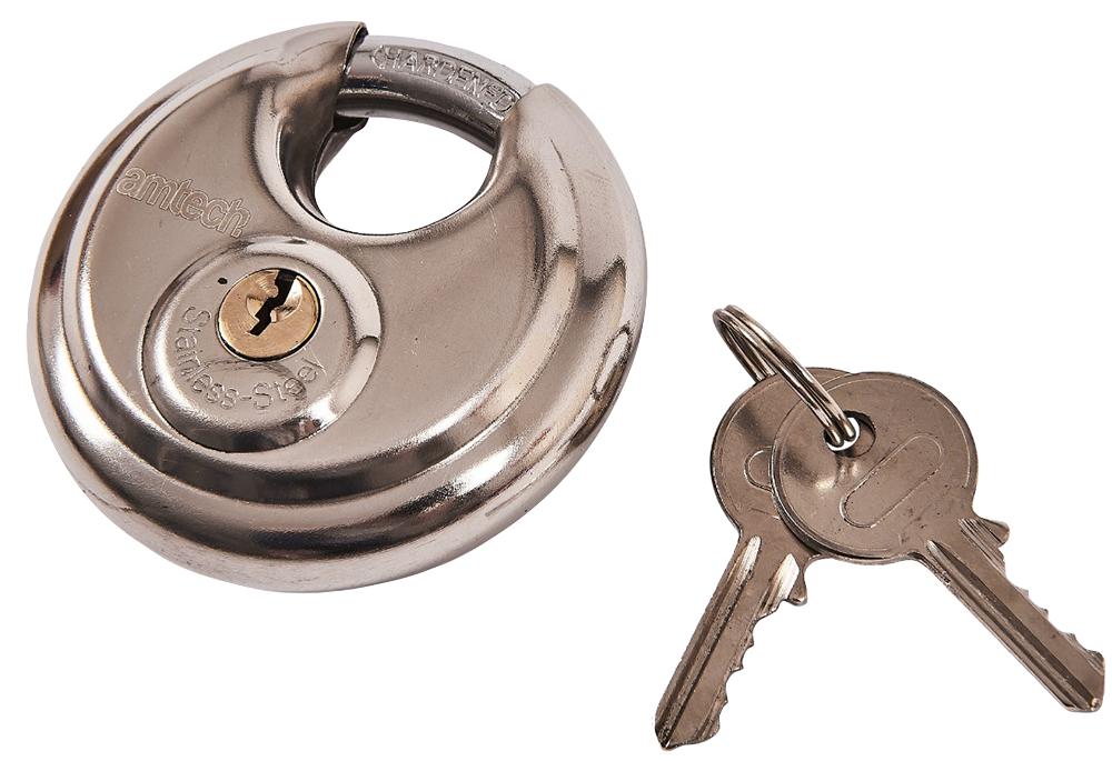 Amtech W4200 70mm Disc Padlock