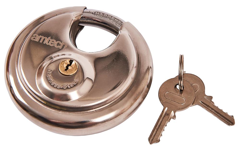 Amtech W4250 90mm Disc Padlock