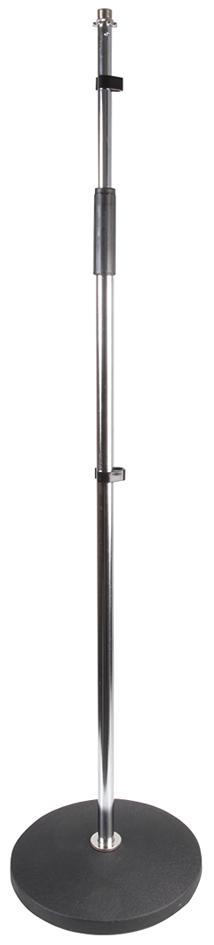 Pulse Pls00056 Microphone Stand, Round Base, Chrome