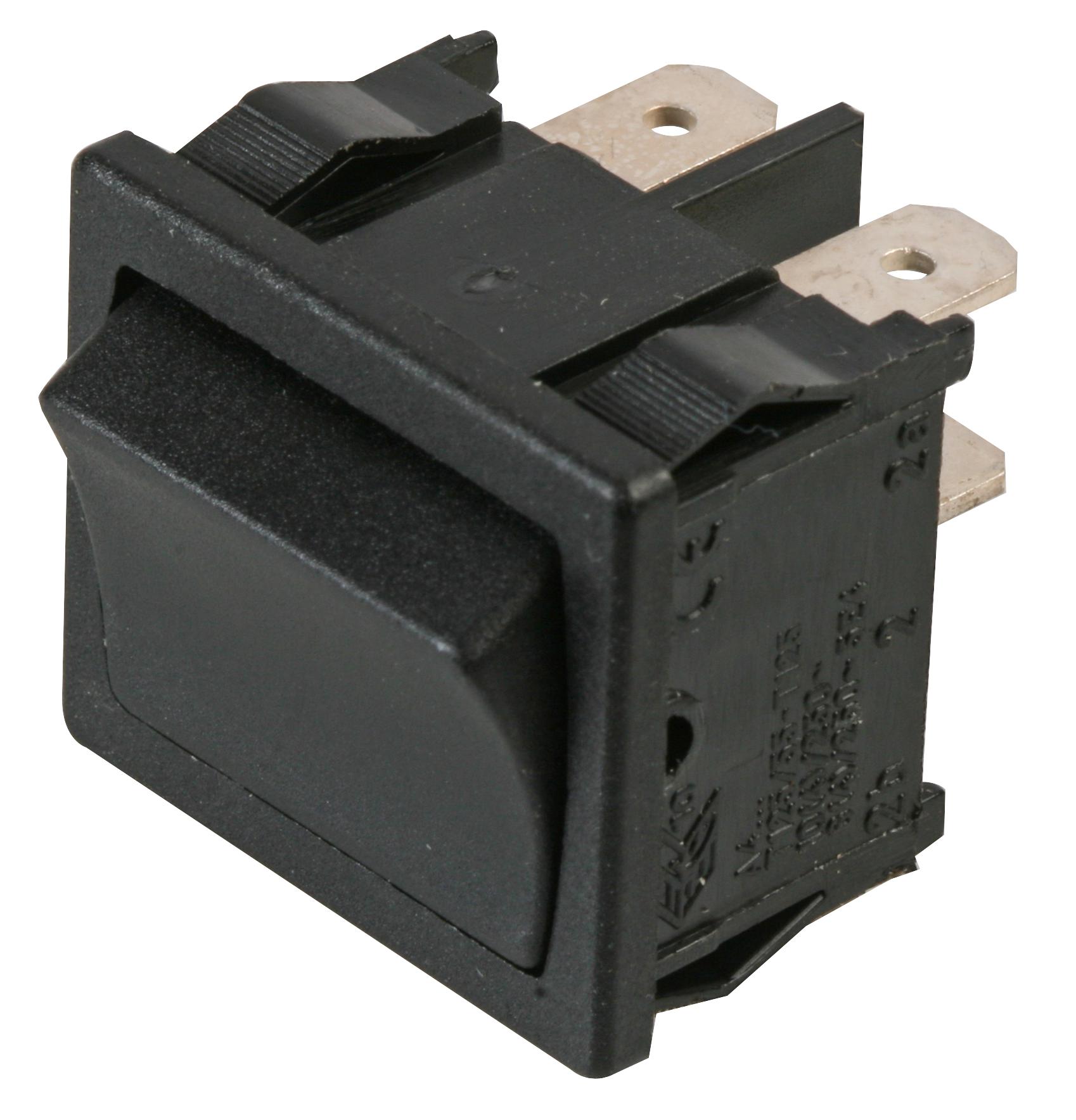 Molveno A41231100000 Black Rocker Switch 10A