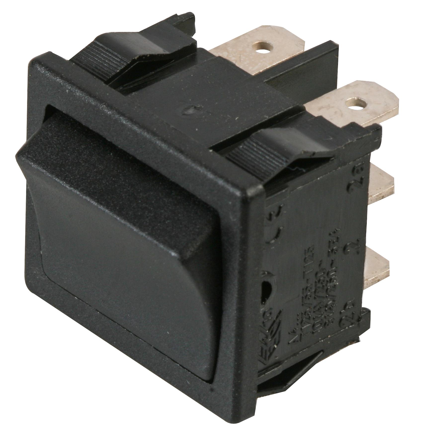 Molveno A41L31100000 Black Rocker Switch 10A