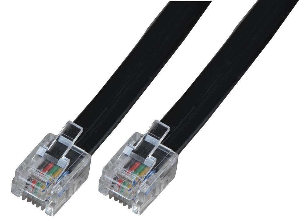 Pro Signal Psg04222 Rj12 To Rj12 6P6C Black 3M