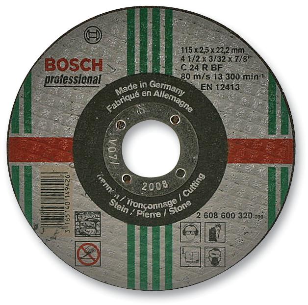 Bosch Professional (Blue) 2608600385 Grinding Disc, 80Mps, 22.23mm Bore