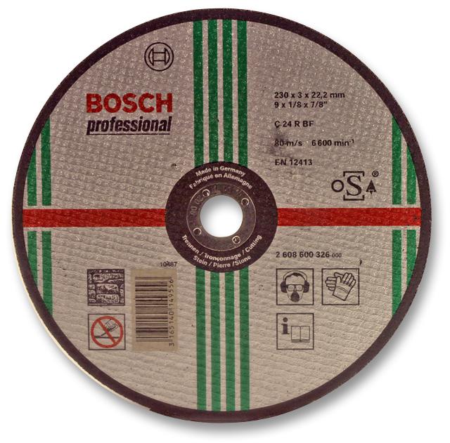 Bosch Professional (Blue) 2608600326 Grinding Disc, 80Mps, 22.23mm Bore