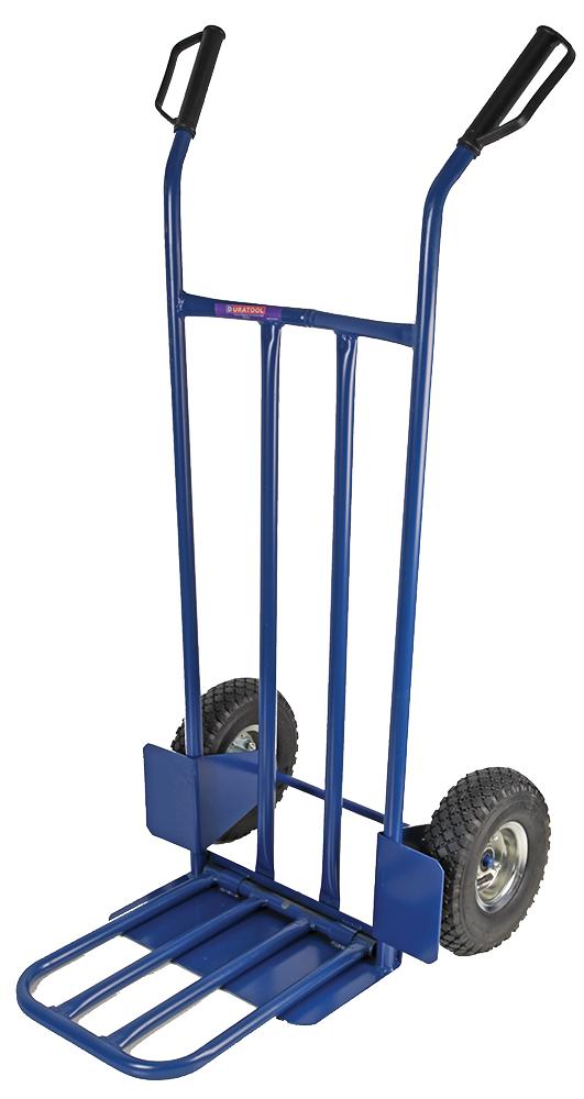 Duratool D00382 Sack Truck, 200Kg, Big Toe Plate