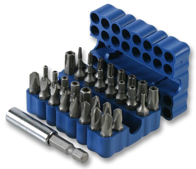 Duratool D00391 Bit Set, Security, 33Pc