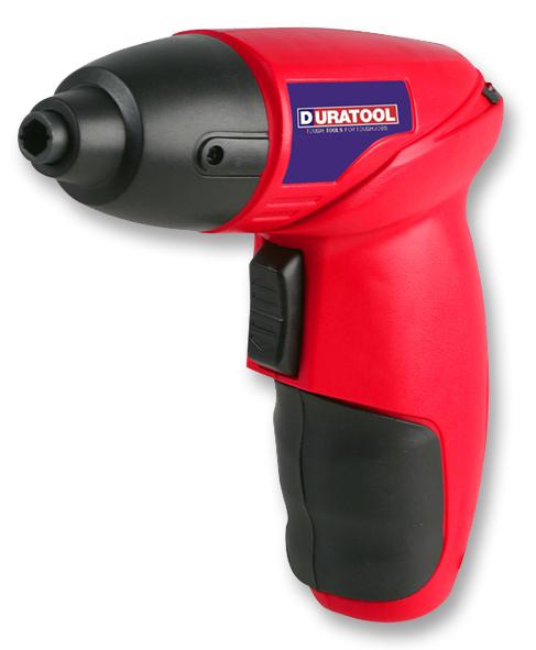 Duratool D00400 Screwdriver, Cordless, Rechargeable