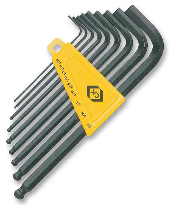 Ck Tools T4444I Hex Key Set, Inch Ball-Ended