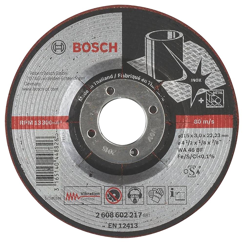 Bosch Professional (Blue) 2608602217 Grinding Disc, 80Mps, 22.23mm Bore