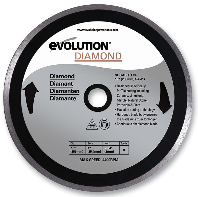 Evolution Rageblade 255D Diamond Mitre Saw Blade 255mm