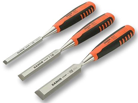 Bahco 424P-S3-Eur Chisel Set, 3Pc