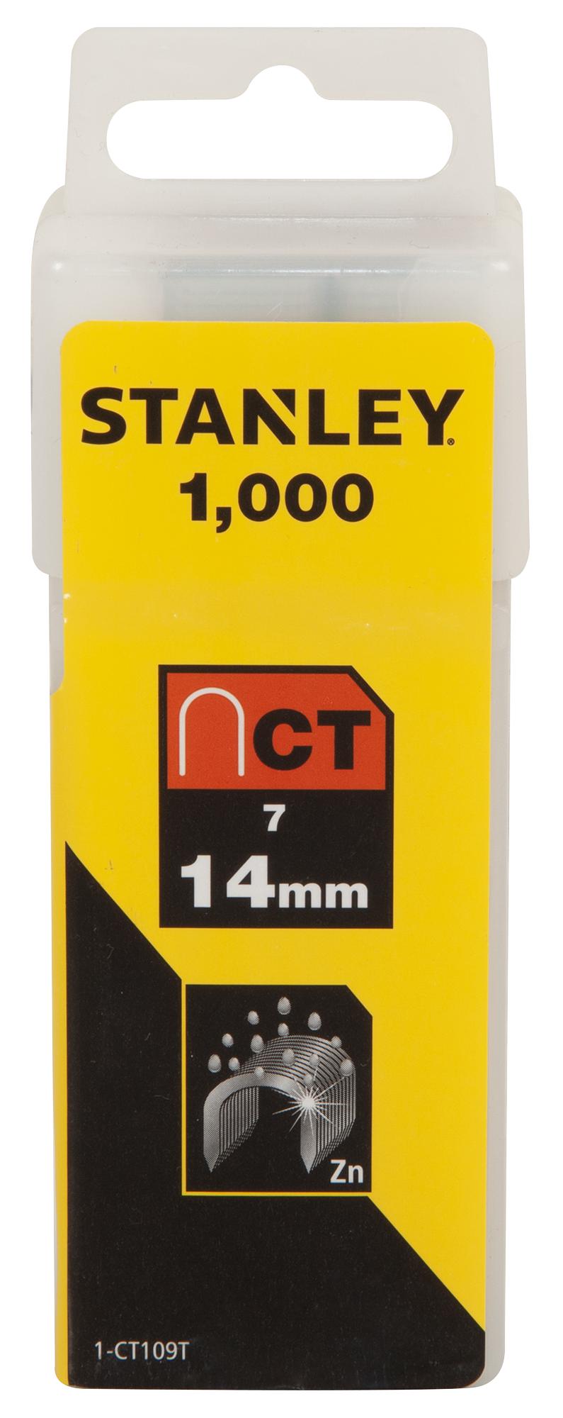 Stanley 1-Ct109T Staples, Cable, 14mm/9/16, (Pk1000)