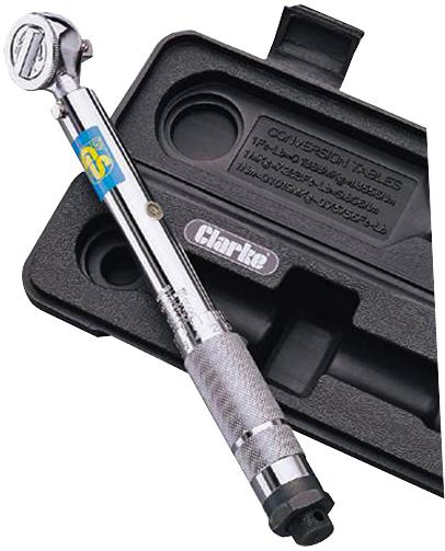 Clarke International Cht204 Torque Wrench, 13.5 - 108.5Nm, 3/8