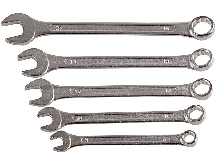 Duratool D02320 Spanner Set, Combination, 5Pcs