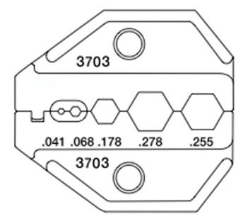 Paladin Tools Pa3703 Crimp Tool Die, Crimp Connector