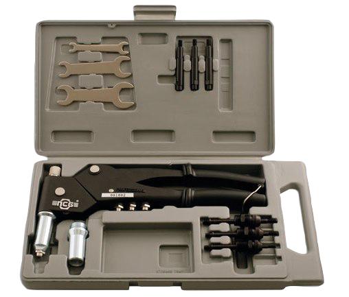 Laser 3713 Riveter Set, Swivel Head