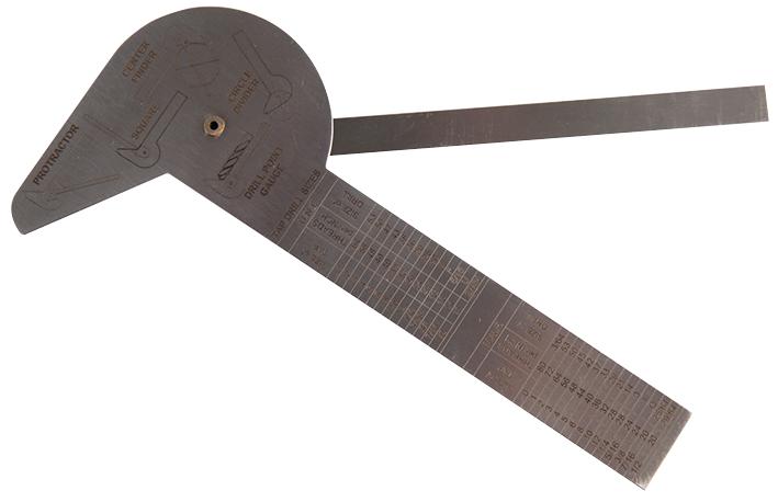 Modelcraft Pga5001 Protractor, Angle Rule And Gauge