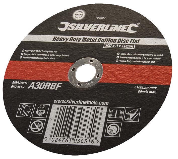 Silverline 103622 Metal Cutting Disc, 300mm