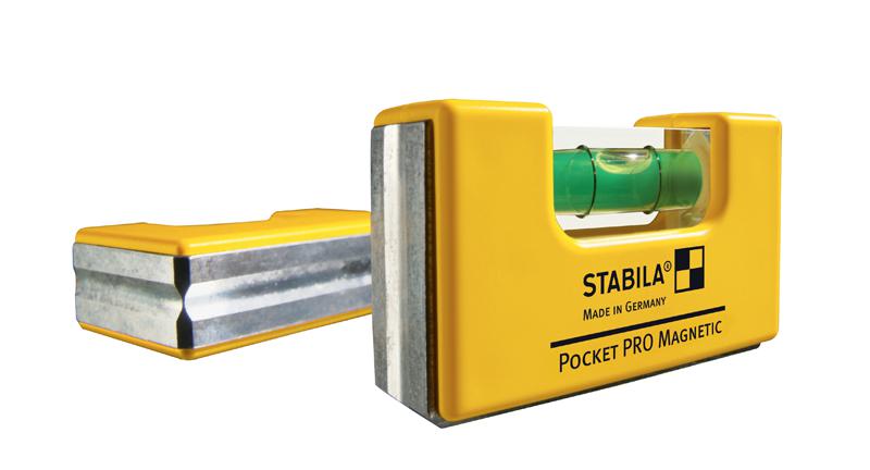 Stabila 17768-S Spirit Level, Pocket, Magnetic