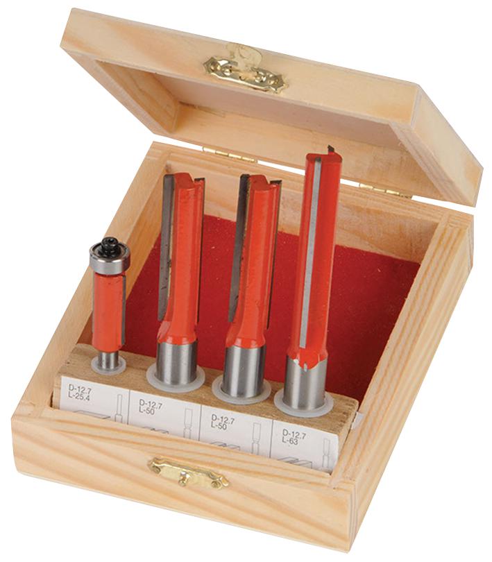 Silverline 719769 Kitchen Router Bit Set - 4Pce