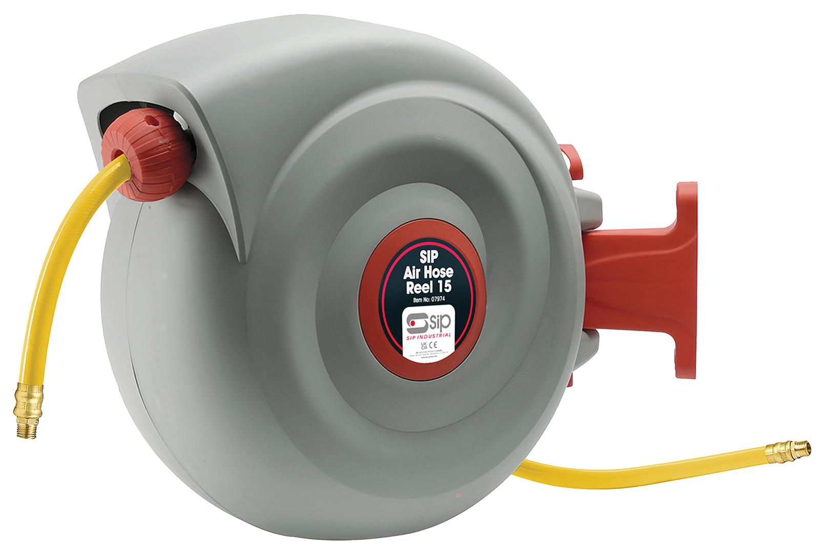 Sip 07974 Air Hose Reel, Super Major, 15M