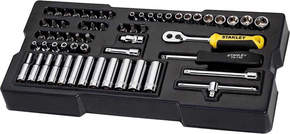 Stanley Stmt1-74175 1/4 Metric Socket Set Module 60Pc