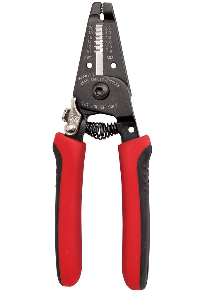 Duratool D03423 Wire Stripper, 0.8mm - 2.6mm, 150mm