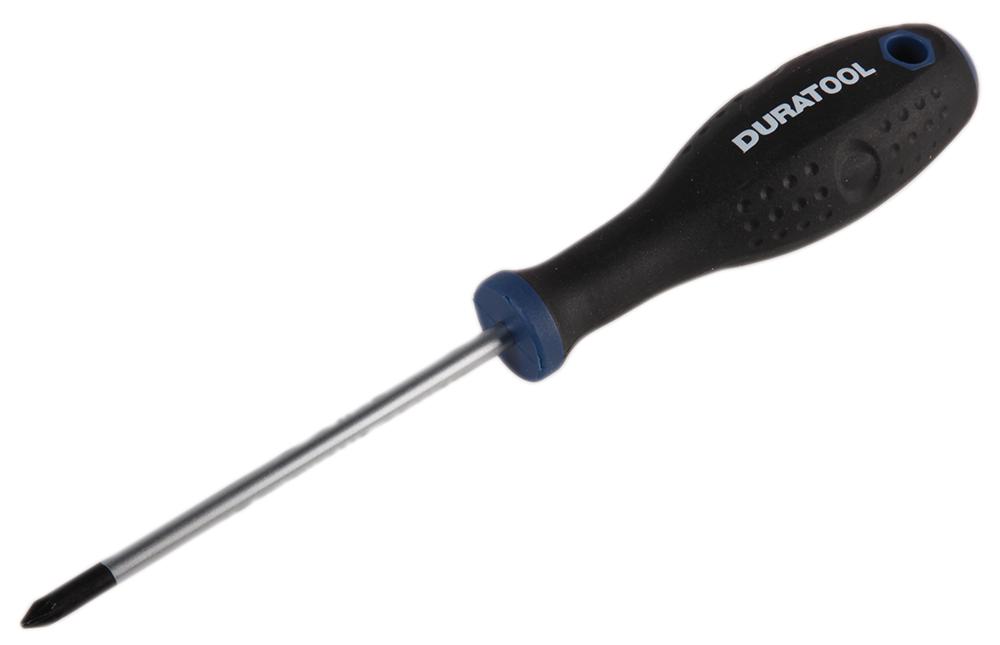 Duratool D03433 Pozidriv Screwdriver, Pz1 X 100mm